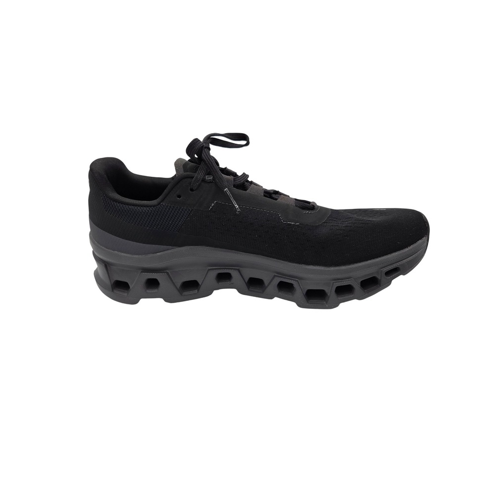 On Running Cloudmonster Womens Road Running Shoes Black All Black 61.99025 - Picture 3 of 10